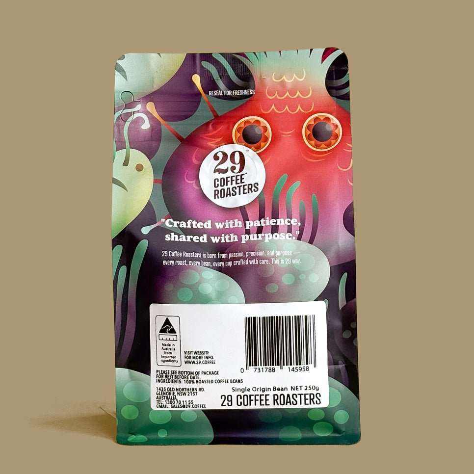 Single Origin IN Blue Bianca Sumatra arabica coffee from Indonesia, award-winning and wet pulped