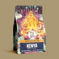 Single Origin Kenya Microlot AA/AB coffee with sweet ruby grapefruit and floral notes