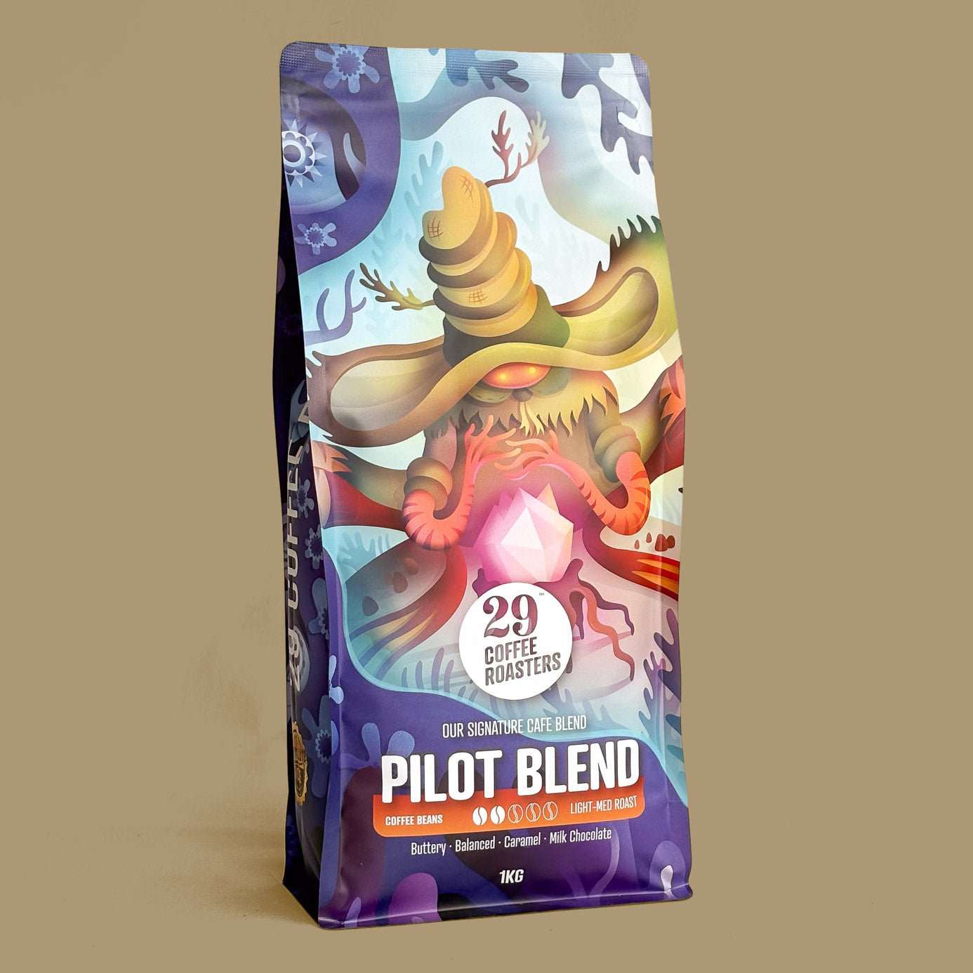 The Polar Flight Pilot Blends multi-award winning coffee with juicy, elegant flavors and smooth body